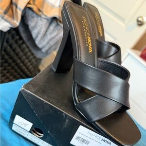 Fashion Nova Elegant Black Heels